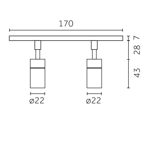  Yori Outline 24V - Precision 2X Ø22mm hover