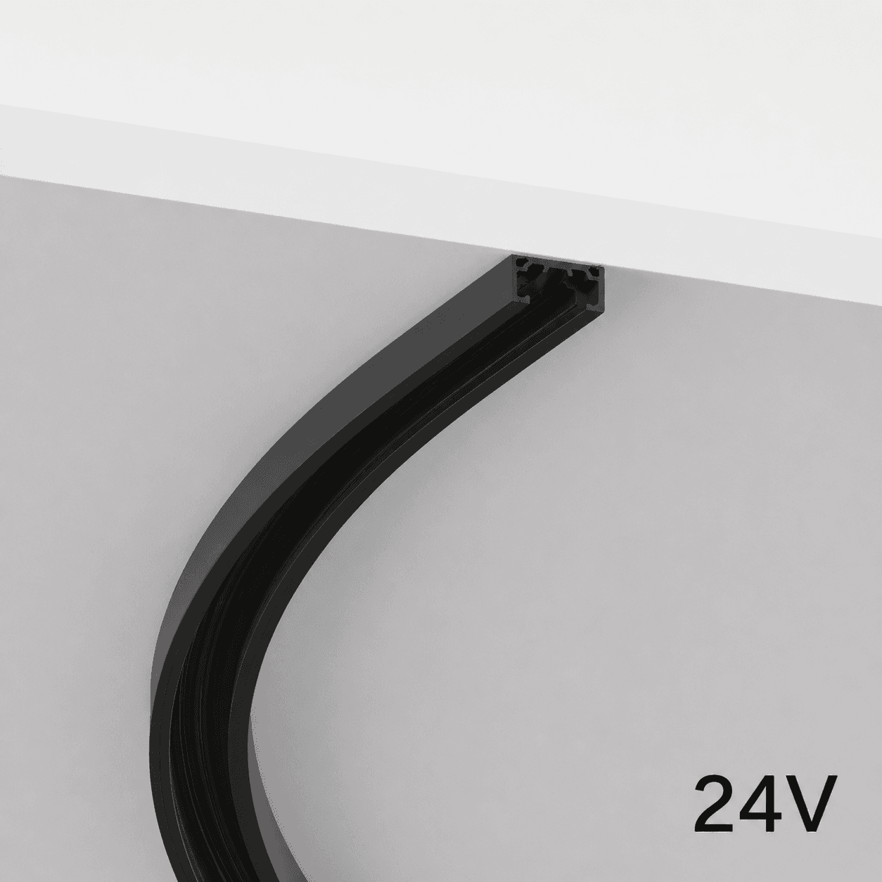 Track Outline 24V - Surface Curved
