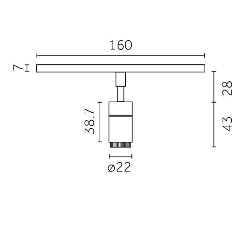 Yori Outline 24V - Zoom Ø22mm hover